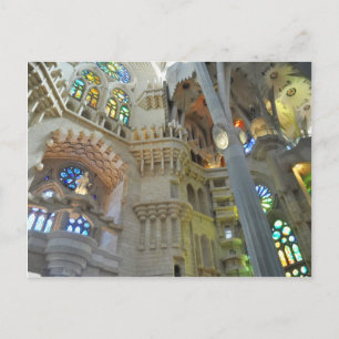 The Sagrada Familia Church Postcard