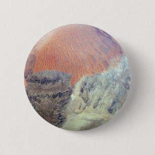 The Sahara Desert In Algeria, North Africa. 6 Cm Round Badge