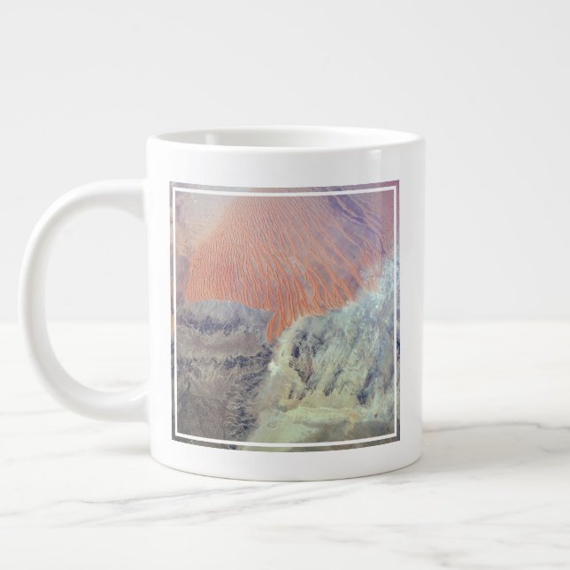 The Sahara Desert In Algeria, North Africa. Large Coffee Mug (Left)