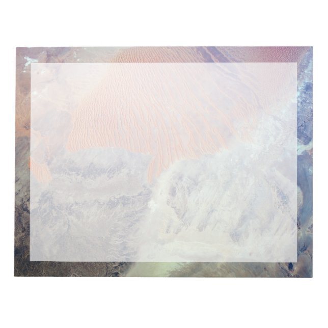 The Sahara Desert In Algeria, North Africa. Notepad (Front)