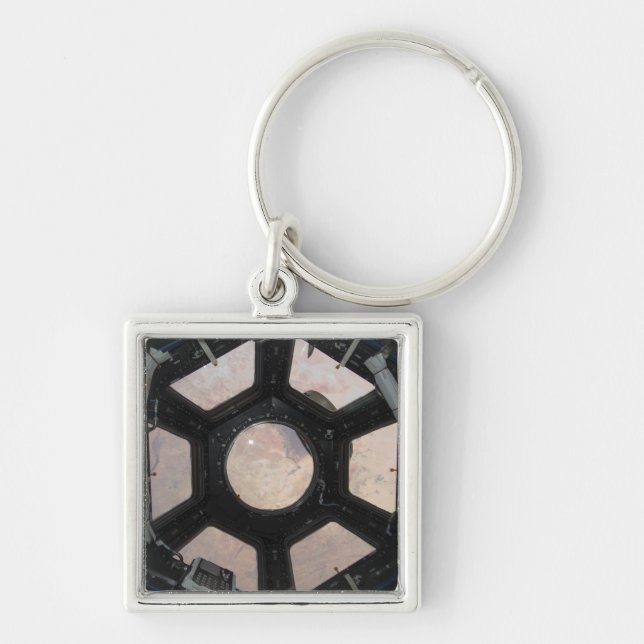 The Sahara Desert visible through the windows Key Ring (Front)