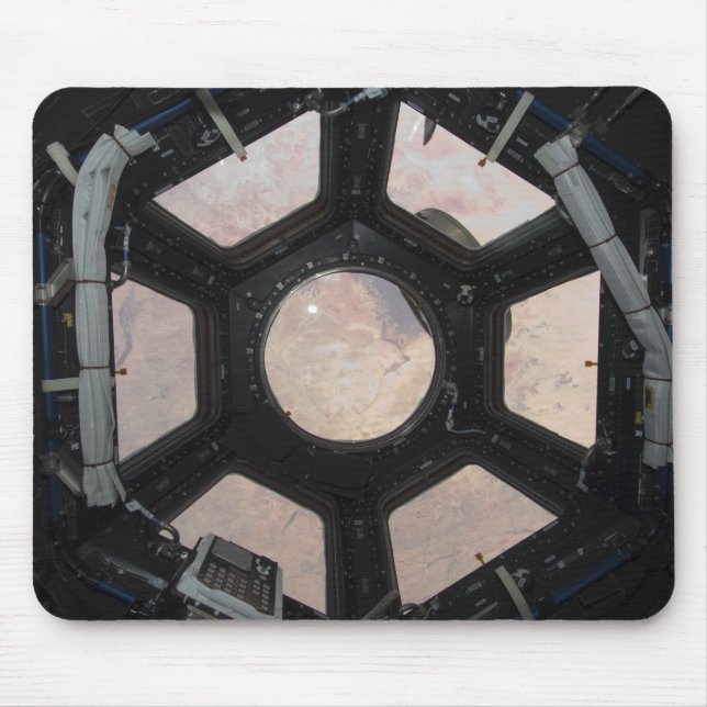 The Sahara Desert visible through the windows Mouse Mat (Front)