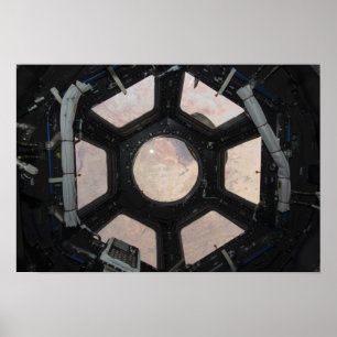 The Sahara Desert visible through the windows Poster