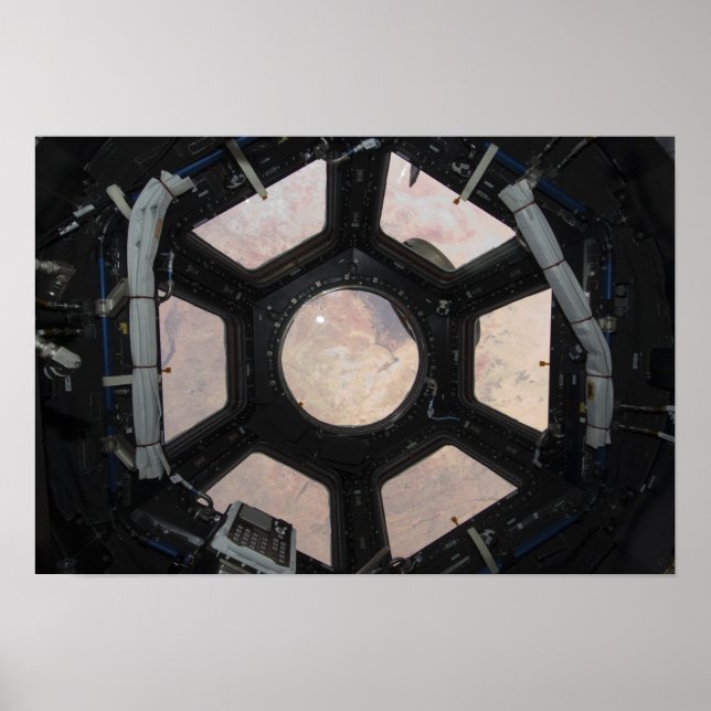 The Sahara Desert visible through the windows Poster (Front)