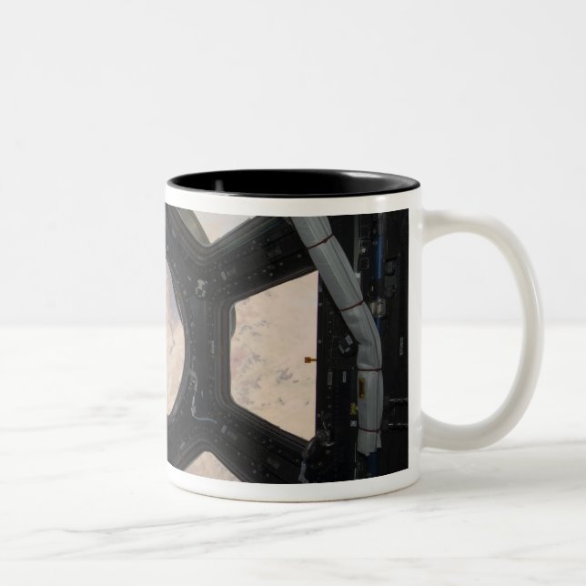 The Sahara Desert visible through the windows Two-Tone Coffee Mug (Right)