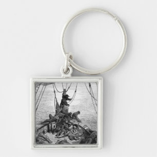The sailors becalmed and tormented by thirst key ring