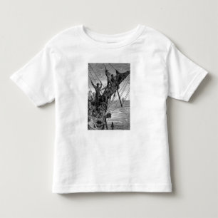 The sailors see in the distance a ghostly ship toddler T-Shirt