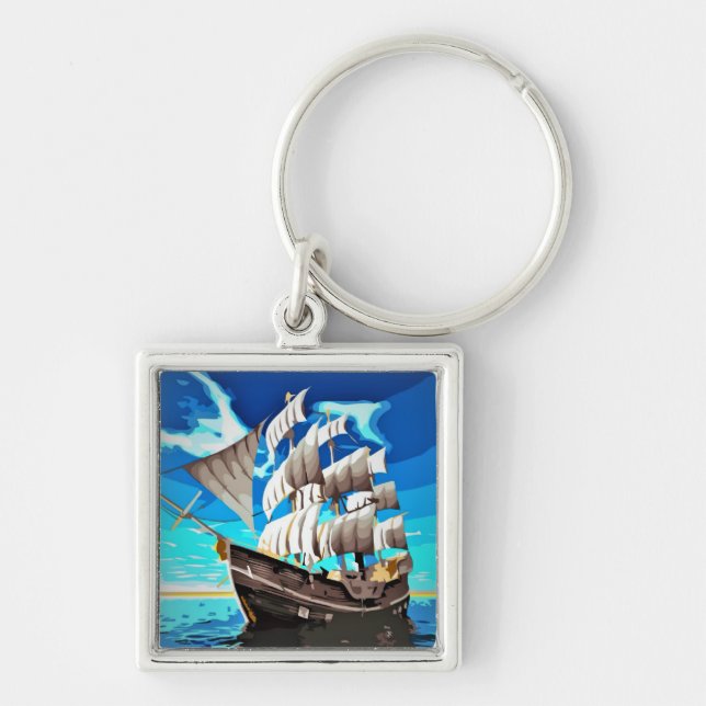 The Sailor's Voyage Key Ring (Front)