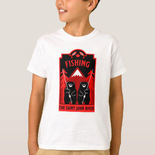 The Saint John River Fishing Canada T-Shirt