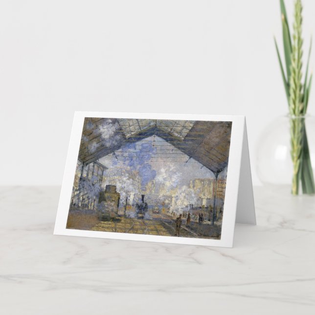 The Saint-Lazare Station, Monet Card (Front)