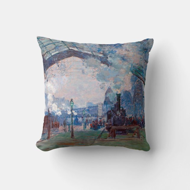 The Saint-Lazare Station, Monet Cushion (Front)