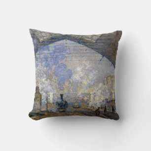 The Saint-Lazare Station, Monet Cushion
