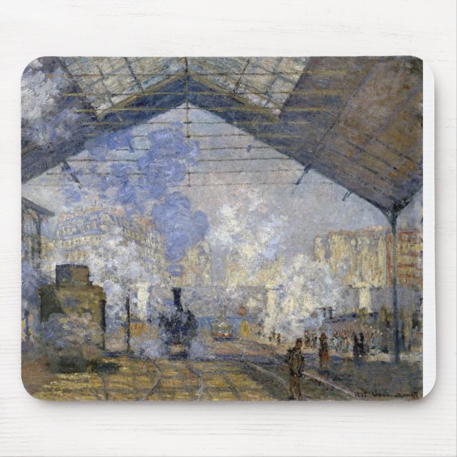 The Saint-Lazare Station, Monet Mouse Mat (Front)