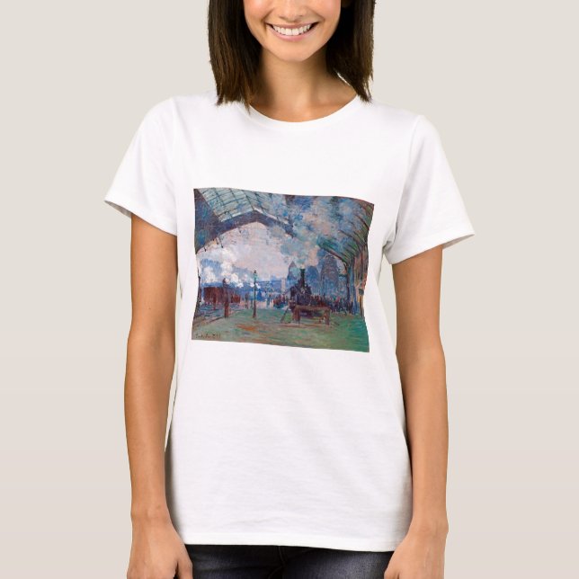 The Saint-Lazare Station, Monet T-Shirt (Front)
