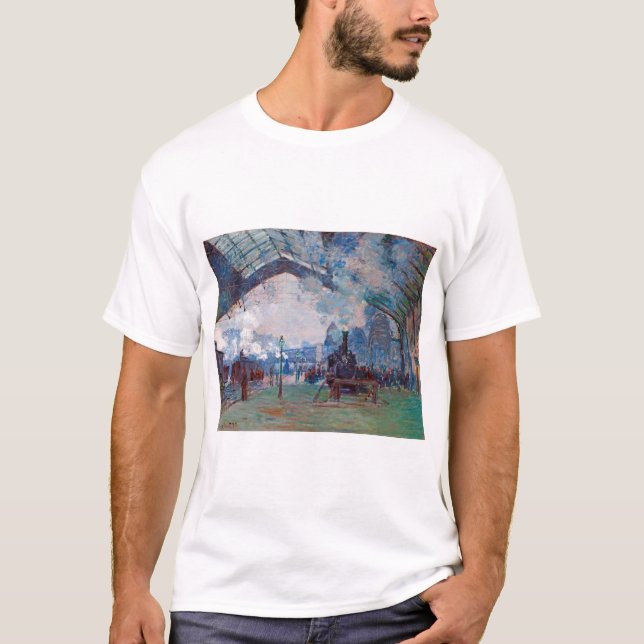 The Saint-Lazare Station, Monet T-Shirt (Front)
