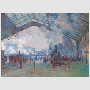 The Saint-Lazare Station, Monet Tissue Paper
