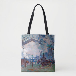 The Saint-Lazare Station, Monet Tote Bag