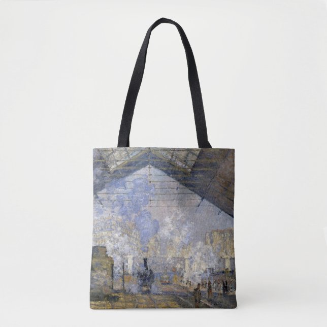 The Saint-Lazare Station, Monet Tote Bag (Front)