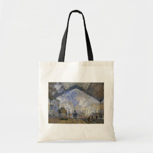 The Saint-Lazare Station, Monet Tote Bag