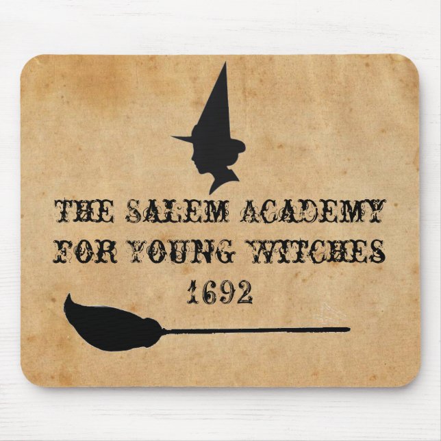 The Salem Academy for Young Witches Mouse Mat (Front)
