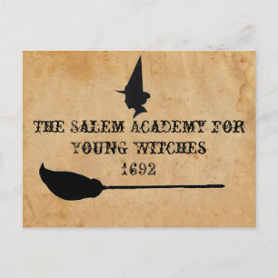 The Salem Academy for Young Witches Postcard