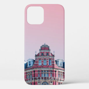 THE SALISBURY BUILDING UNDER PINK SKIES iPhone 12 CASE