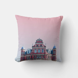 THE SALISBURY BUILDING UNDER PINK SKIES CUSHION