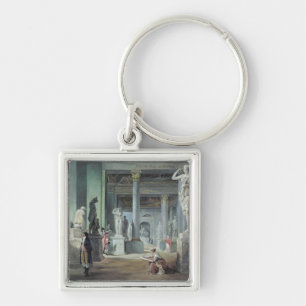 The Salle des Saisons at the Louvre, c. 1802 Key Ring