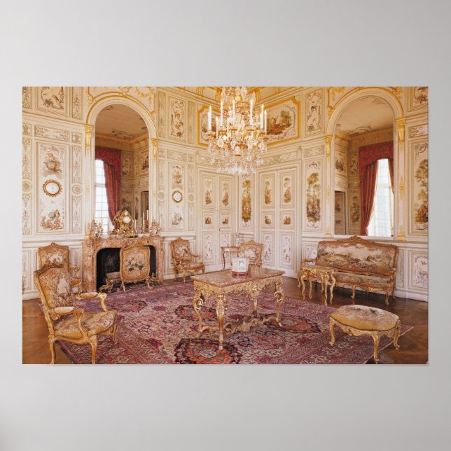 The Salon Chinois, c.1740 Poster (Front)