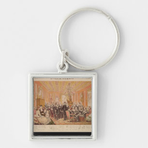 The Salon of Victor Hugo Key Ring
