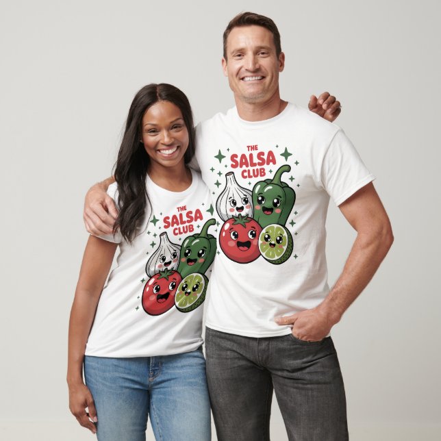 The Salsa Club Funny Veggies T-Shirt (Unisex)