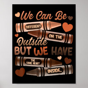 The Same Heart Inside Black History Month African Poster