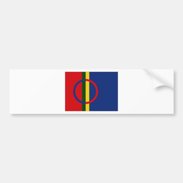 The Sami Flag Bumper Sticker (Front)