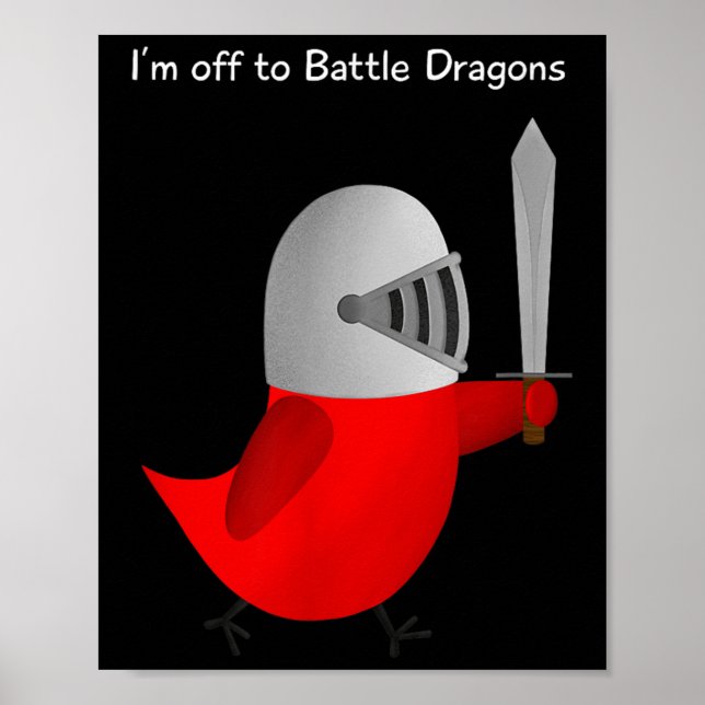 The Sammy Bird - I'm Off To Battle Dragons  Poster (Front)