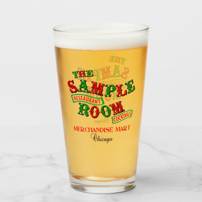 The Sample Room, Merchandise Mart, Chicago, IL Glass (Front Filled)