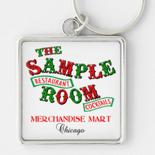 The Sample Room, Merchandise Mart, Chicago, IL Key Ring