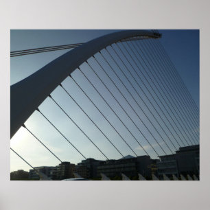 The Samuel Beckett Bridge, Dublin Poster