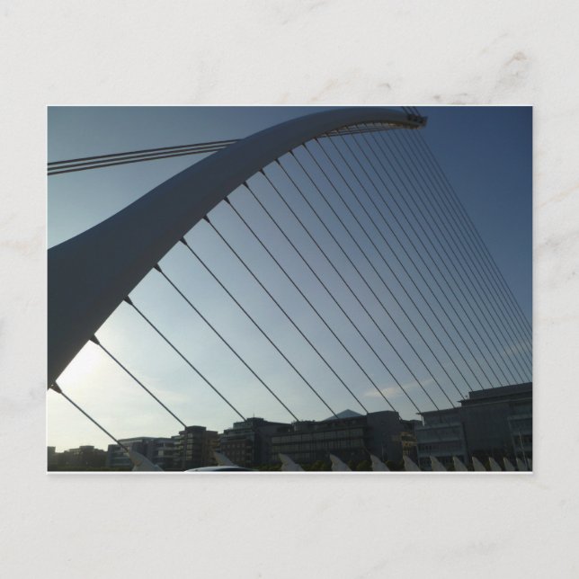 The Samuel Beckett Bridge Postcard (Front)