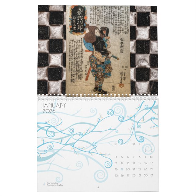 The Samurai Calendar (Jan 2026)
