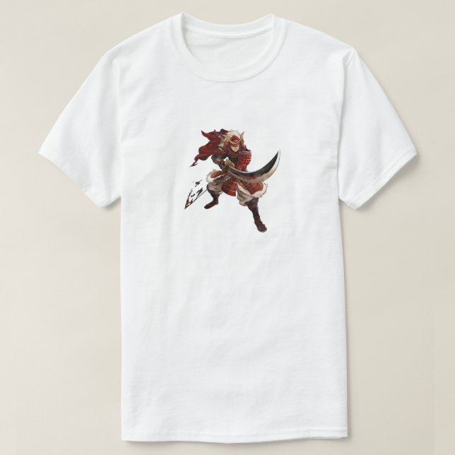 The Samurai Swordsman: Master of War Final Fantasy T-Shirt (Design Front)