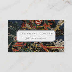 The samurai warriors Tadanori and Noritsune Business Card