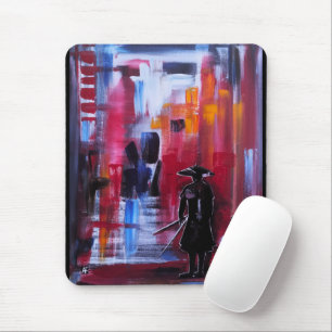 The Samurai's Horizon Painting by Alfred Fox Mouse Mat