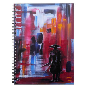 The Samurai's Horizon Painting by Alfred Fox Notebook