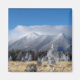 The San Francisco Peaks Of Flagstaff Freshly Coate Magnet