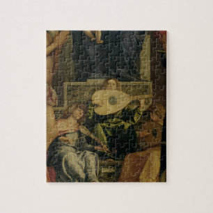 The San Giobbe Altarpiece, detail of angels playin Jigsaw Puzzle