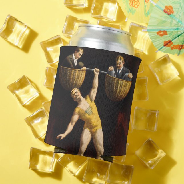 The Sandow Eugen Sandow Vaudeville Weightlifter  Can Cooler (In Situ Summer)