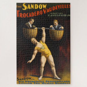The Sandow Eugen Sandow Vaudeville Weightlifter  Jigsaw Puzzle