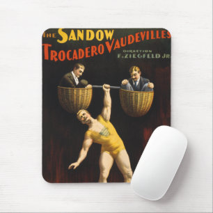 The Sandow Eugen Sandow Vaudeville Weightlifter  Mouse Mat