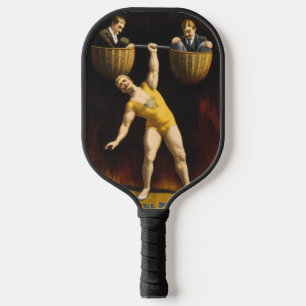 The Sandow Eugen Sandow Vaudeville Weightlifter Pickleball Paddle