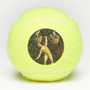 The Sandow Eugen Sandow Vaudeville Weightlifter  Tennis Balls